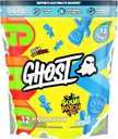 GHOST Hydration Packets, Sour Patch Kids Blue Raspberry, 12 Sticks, Elektrolyt-Pulver - Getränke Mix Supplement mit Magnesium, Kalium, Calcium, Vitamin C - Vegan, frei von Soja, Zucker & Gluten