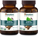 Himalaya Bio Mucuna Kräuterergänzung, unterstützt Entspannung, Zugentlastung, Gehirnfunktion, Non-GMO, USDA Organic, Vegan, Glutenfrei, 600 mg, 60 Pflanzen-Kapsel, 2 Pack, 120 Tage Versorgung