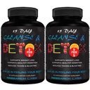 Research Labs 15 Tage Colon Cleanse & Detox für Less Bloat Flat Tummy w/Probiotics - 2 Fer 1 - Constipation Relief - Flushes Toxins, Boosts Energy. Klinisch Geforschte sichere und wirksame Formel