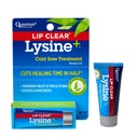 Quantum Health Lip Klare Lysine + kalte Sore Behandlung Beruhigen & Moisturize Mund Sores - L-Lysine Menthol Calendula & Propolis Salbe - Transparente Fever Blister Heilbalsam - 0.25 Oz