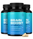 Nootrix Brain Boost Nootropic Supplement | Unterstützt Gedächtnis, Mental Fokus, Kognitive Gesundheit & Energie | Fördert gesunde Stimmung & Gehirn Funktion | Ginkgo Biloba & DMAE | 180 Kapseln