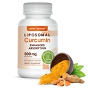Liposomal Kurkuma Curcumin 500mg - 60 Kurkuma Ergänzungen Kapseln
