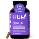 HUM Fan Club Menopause Probiotische Ergänzung, Estrogen Kostenlose Menopause Ergänzungen für Frauen, Non Hormonal, unterstützt Energie & Hot Flashes, Grape Seed Extract & Sibirische Rhubarb, 30 Vegan Kapseln
