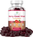 Potent Horny Goat Weed für Männer und Frauen (Max Potency Chews 800mg), Horny Goat Weed Extract Gummis für Energiemanagement, Leistung und Stamina - Vegan, Glutenfrei, natürliche Grapefruit Flavor