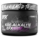 EFX Sports Kre-Alkalyn EFX Pulver | pH-gerecht Kreatin Monohydrat-Pulver-Ergänzung | Stärke, Muskelwachstum & Leistung | 66 Portionen (Unflavored)