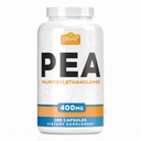 Palmitoylethanolamid Kapseln | Pea 400mg | 180 Pillenzähler | Fördert natürliche Entzündung & Discomfort Relief | Lab Tested Ingredients
