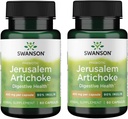 Swanson Prebiotic Jerusalem Artichoke - 90% Inulin 400 mg 60 Caps (2 Confezione)