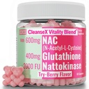 SHIZAM 600mg NAC 2000 FU 100mg Nattokinase & 400mg Reduzierte L Glutathione Gummie, N-Acetyl Cystein Kapselpulver Pill Liquid Supplement/Supplements Alt, Organic N Acetylcystein 1000mg 4000 600 mg