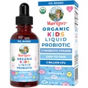 MaryRuth Organics Kids Probiotic Liquid Drops | USDA Organic Probiotics for Digestive Health | Ages 4+ Gut Health & Immune Support Supplement | Gesamtgesundheit | Vegan | Non-GMO | 1 Fl Oz