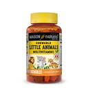 MASON NATURAL Chewable Little Animals Multivitamins für Kinder - Kinder Daily Multivitamin mit Vitamin A, C, D, B1, B2, B3, B6, B12 und Folate - 60 Animal Shaped Chewable Tablets