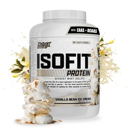 Nutrex Research IsoFit Whey Protein Pulver Instantized 100% Whey Protein Isolate (70 Servierungen, Vanilla Bean Ice Cream)