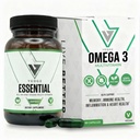 vedge Vegan Omega 3 Multivitamin für Frauen und Männer – Pflanzenbasiertes Algal EPA & DHA + Vitamin B12, Vitamin D, K2, Magnesium, Zink & Selen – 30-Tage-Versorgung – Non-GMO, Gluten Free, Made in USA