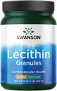 Swanson 100% reine Lecithin Granulate (Non-GMO) 16 Unze (1 lb) (454 g) Granulate