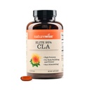 NatureWise CLA 1300 - 95% aktive konjugierte Linolsäure für Frauen und Männer, nicht stimulierend, unterstützt Gewichts- und Fitnessziele - Non-GMO, Glutenfrei - 90 Softgels[1-Month Supply]