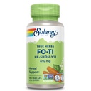 SOLARAY Fo-Ti 610 mg - Kräuterunterstützung für Altern, Langlebigkeit und Haare, Haut und Nägel - Vegan - 60-Tage Geld-Back-Garantie - 100 Servietten, 100 VegCaps