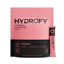 Hydrofy Hydrogen Wasser + Elektrolyte Getränk Mix | H2 Hydration Packets mit molekularem Wasserstoff, Natrium, Kalium, Magnesium, Calcium und Mineralien | Kein Zucker | Raspberry 25 Ct