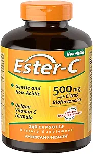 Ester-C 500 mg mit Citrus Bio, 240 cap (Pack von 2)