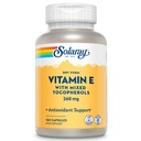 SOLARAY Vitamin E 400 IU (268mg), Trockenform - Natürliche Quelle, gemischte Tocopherole Vitamin E - Antioxidans Supplement, PMS und Menopause Unterstützung - 60-Tage Garantie, Lab Verified - 100 Serv, 100 Kapseln