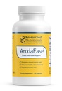 Geforschte Ernährung AnxiaEase - Stress, Cortisol Management & Mood Support Supplement - Botanicals, Vitamin B6, Magnesium & 'Psychobiotic' Probiotic Strains (120 Kapseln)