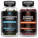 EFFECTIVE NUTRA Ashwagandha Gummis & Saffron Gummis