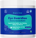 Augenschützer für Katzen und Hunde - unterstützt Augengesundheit, Tear Staining, Allergie und Wund (117g) mit MaquiBright (Normalgewicht)