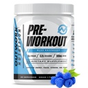 Outwork Nutrition Preworkout für Männer und Frauen - Nootropic Pre Workout ohne Kreatin, Pre-Workout Pulver mit Taurine Rhodiola Citrulline Malate Alanine Caffeine (Blaue Himbeere)