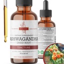 Bio Ashwagandha Flüssigkeitstropfen, Ashwagandha Wurzel Tinktur, Ashwagandha Extrakt Kräuterergänzungen - 2 Fl Oz