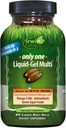 Irwin Naturals Only One Liquid-Gel Multi - 60 Softgels - One-Per-Day Multivitamin mit Eisen, Omega-3 Öle, Antioxidantien & Green Super Foods