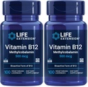 Lebensverlängerung Vitamin B12 Methylcobalamin 500mcg - Vitamin B12 Nahrungsergänzungsmittel für allgemeine Energie und Gehirngesundheit - Zuckerfreie vegetarische Lozenges lösen sich in Ihrem Mund - einmal täglich - 100 Zähler