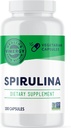 Vimergy Spirulina Kapseln - Konzentriertes Pflanzenprotein unterstützt die Immungesundheit und kardiovaskuläre Funktion - Vegan, koscher, glutenfrei - 180 Kapseln