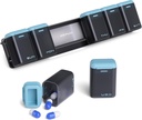 Wöchentliche Pille Organizer Magnetische, abnehmbare Pille Box 7 Tag 1 Mal am Tag, Große Pille Fall Reisen, Woche Einmal täglich Medikamentenspender, Medizin Container Halter für Nahrungsergänzung Vitamin, Blau