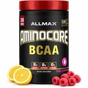ALLMAX Nutrition AMINOCORE BCAA – 8G BCAAs – 100% reine Branch Chained Amino Acids – Glutenfrei - Pink Lemonade - 315 Gramm