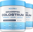 Nootrix Grassfed Colostrum Supplement | Unterstützt Gut Gesundheit, Immunität, Muskel Erholung | Fördert Haarwachstum & Radiant Haut | Bovine Colostrum Superfood | Unflavored Powder | 120 Servicings