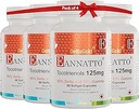 WELLNESS EXTRACT Eannatto Tocotrienols Vitamin E ergänzt Tocopherol Free, Non-GMO, Gluten Free & Antioxidant 125MG 60 Softgels (Pack von 4)