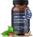 Mt. Angel Vitamine Ihr Herz Nährstoff Kapseln - Herz-Gesundheit & Blutdruck-Unterstützung Ergänzung mit CoQ10, Hawthorn, Magnesium und Arjuna - Herz-Kreislauf-Unterstützung für Männer & Frauen - 60 Kapseln