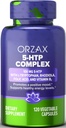 ORZAX 5-HTP 200mg Ergänzung Kapseln mit L-Tryptophan, Rhodiola, Vitamin B2, und Folsäure - Unterstützt Vitalität und Innere Frieden Ergänzungen 100mg 5HTP pro Servierung, 120 Kapseln