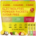 Keto Vitals Tropical Keto Elektrolyte Pulver Kein Zucker - Elektrolyte mit Kalium, Magnesium, Natrium, & Calcium - Zuckerfreie Elektrolyt-Pulver-Packets Trinkmischung & Hydration-Pulver, 30 Portionen