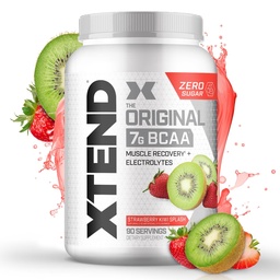Xtend XTEND Original BCAA Polvere 7g BCAA e 2.5g L-Glutamina, Sugar Free Post Workout Muscle Recovery Drink con aminoacidi per uomini e donne, 90 Serve
