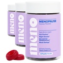 O Positive MENO-Gummien für Menopause, 30 Servierungen (Pack von 3) - Hormonfreie Ergänzungen für Frauen mit schwarzem Cohosh & Ashwagandha KSM-66 - Hilft, Hot Flashes, Nachtschwärmer, & Mood-Schwingungen zu umgehen