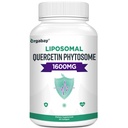Orgabay Liposomal Quercetin Phytosome 1600 mg,Bromelain 200mg,Zinc 30mg,Vitamin C Turmeric 40 mg, Höchste Absorption,Quercetin Complex, 60 Softgels