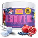 Dr. Price Elektrolyt-Mischung | Zuckerfreies Hydratationspulver mit 72+ Trace Minerals | Kein Zucker, schnellauflösende Elektrolyte Pulverpackungen | Blueberry-Pomegranat, 90 Servierungen