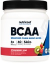 Nutricost BCAA poudre (Strawberry Kiwi) 60 portions - Rapport optimal 2:1:1
