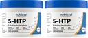 Nutricost 5-HTP Pulver 25 Gramm (2 Packung) (300 mg pro Servierung)