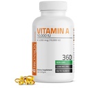 Bronson Vitamin A 10.000 IU Premium Non-GMO Formel unterstützt gesundes Vision & Immunsystem und gesundes Wachstum & Reproduktion, 360 Softgels