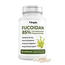 Vitapia Pure Fucoidan 85% Brown Seaweed Extrakt für Immun, starke zelluläre Gesundheit, Verdauungsunterstützung - 1000mg Fucoidan Per Servieren - 120 Veggie Kapseln Non-GMO, Gluten-Free, Vegan-Friendly