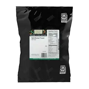 Frontier Co-op Nutritional Yeast Flakes, 1 lb Bulk Bag - Vegan, Fortified, Kosher, Non-Irradiated Seasoning, Dairy-Free Cheese Flavor, Rich in B Vitamine