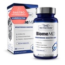 1MD Nutrition BiomeMD Probiotics | 62 Billion CFUs, 15 umfassende Strains - Pro & Prebiotics | Doctor-Formuliert für Verdauungs- und Immununterstützung | 30 Kapseln