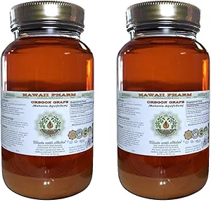Hawaii Pharm Oregon Grape Alkoholfreie Flüssigextrakt, Oregon Grape (Mahonia aquifolium) Getrocknete Wurzel Glycerit natürliche Kräuterergänzung, USA 2x32 fl.oz