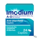 Imodium A-D Diarrhea Relief Caplets mit Loperamid HCl, Anti-Diarrheal Medizin zur Bekämpfung von Symptomen der Durchfall durch Akute, Traveler's Diarrhea, HSA/FSA Eligible, 24 ct