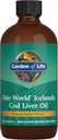 Garden of Life Olde World Icelandic Cod Liver Oil Liquid - Lemon Mint Flavor - 1000mg Omega 3 Fish Oil, Fatty Acids, EPA, DHA, Vitamin D & A, CLO Ergänzungen für Herzgesundheit, 47 Portionen